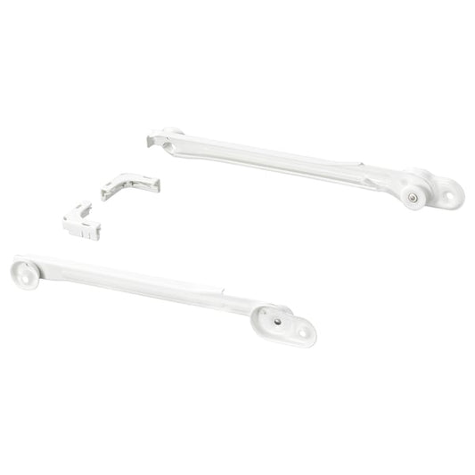 KOMPLEMENT pull-out rail for baskets, white, 35 cm, 2 pack