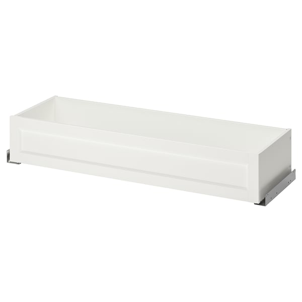 KOMPLEMENT drawer with framed front, white, 100x35 cm