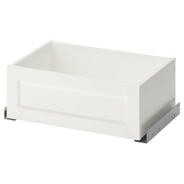KOMPLEMENT drawer with framed front, white, 50x35 cm