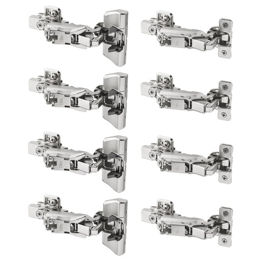 KOMPLEMENT soft closing hinge f corner section, 12x7 cm, 8 pack