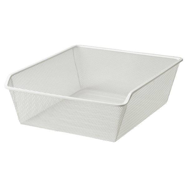 KOMPLEMENT mesh basket, white, 50x58 cm