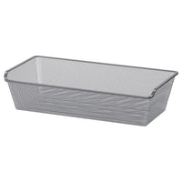 KOMPLEMENT mesh basket, dark grey, 75x35 cm