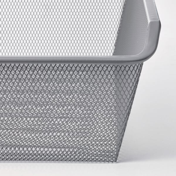 Ikea KOMPLEMENT - Mesh basket, dark gray, 75x35 cm