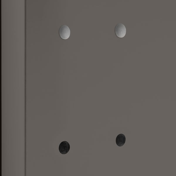 KOMPLEMENT cover cap, dark grey, 100 pz., 100 pack