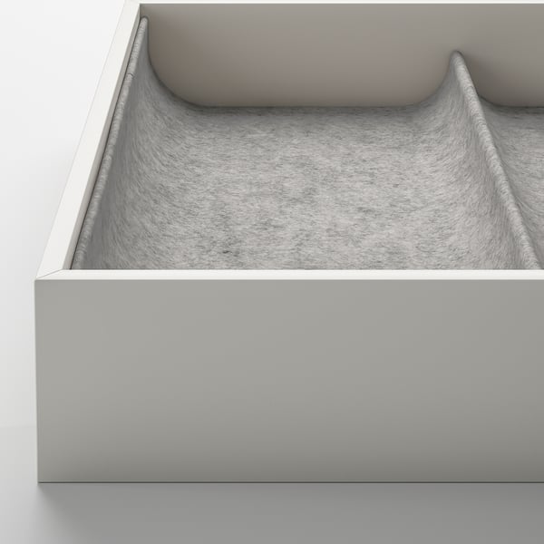 KOMPLEMENT pull-out tray with insert, white, 75x58 cm