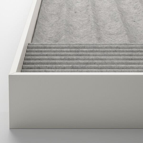Ikea KOMPLEMENT - Pull-out tray with insert, white stained oak effect, 100x58 cm