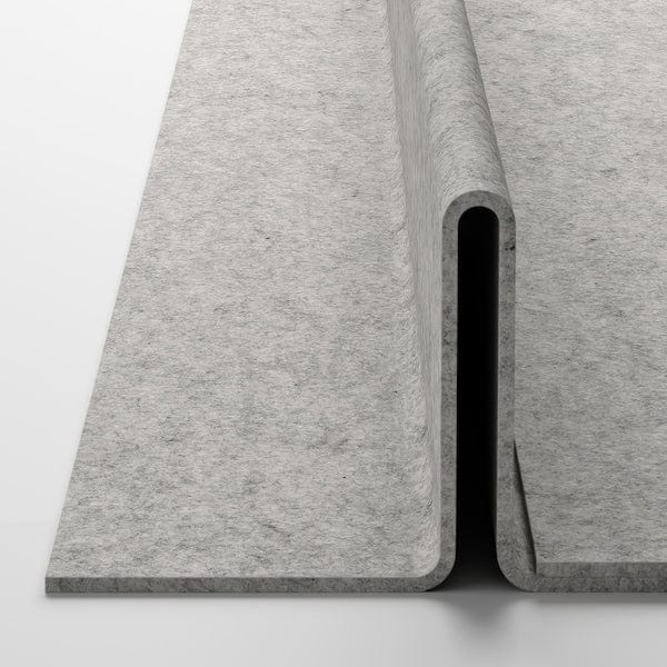 Ikea KOMPLEMENT - Pull-out tray with shoe insert, grey-beige/light grey, 100x58 cm