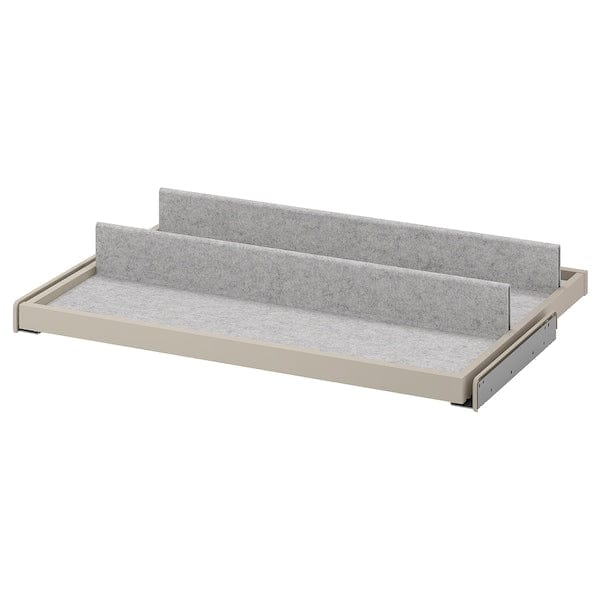 Ikea KOMPLEMENT - Pull-out tray with shoe insert, grey-beige/light grey, 75x58 cm