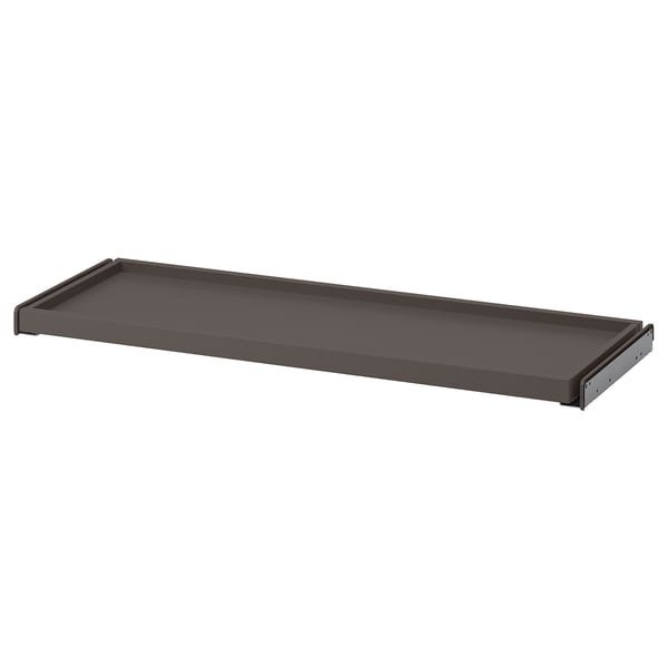 KOMPLEMENT pull-out tray, dark grey, 100x35 cm