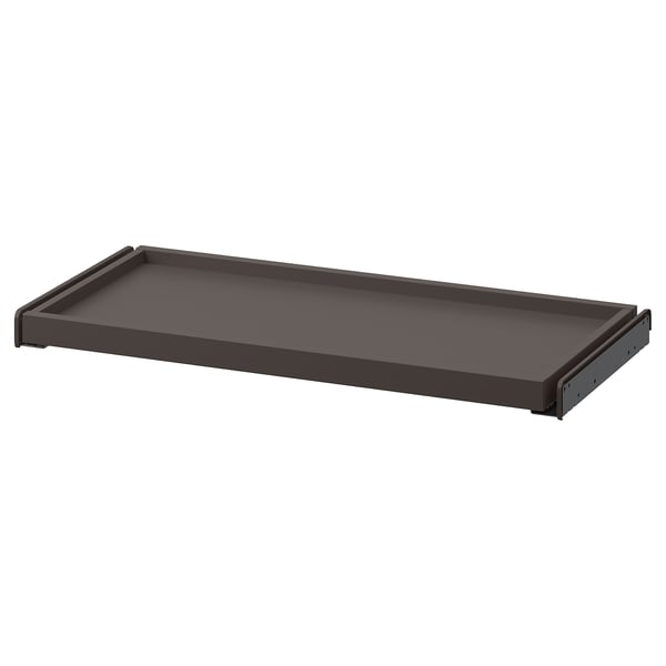 KOMPLEMENT pull-out tray, dark grey, 75x35 cm