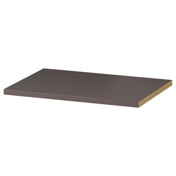 KOMPLEMENT shelf, dark grey, 50x35 cm