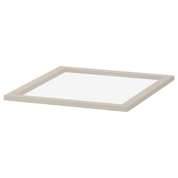 Ikea KOMPLEMENT - Glass shelf, grey-beige, 50x58 cm