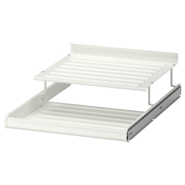 KOMPLEMENT pull-out shoe shelf, white, 50x58 cm