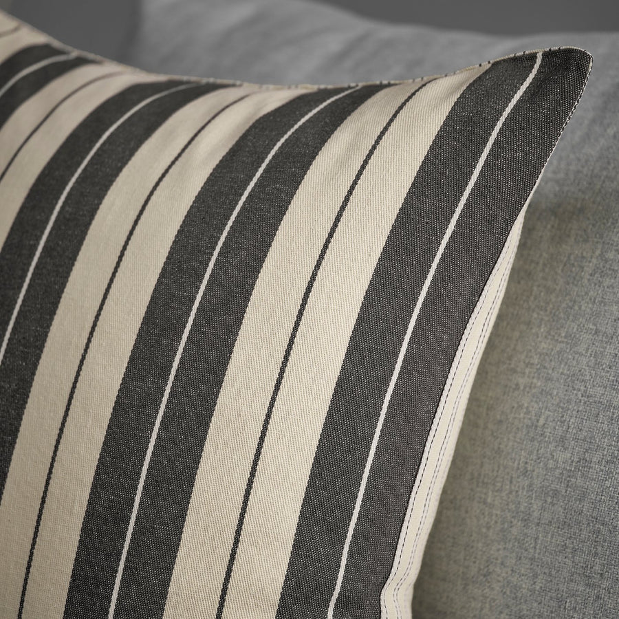 KORALLBUSKE cushion cover, light beige/anthracite, 50x50 cm