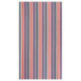KORALLBUSKE pre-cut fabric, dark blue/red stripe pattern, 150x300 cm