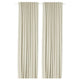 KORGMOTT block-out curtains, 1 pair, beige/with heading tape, 145x300 cm