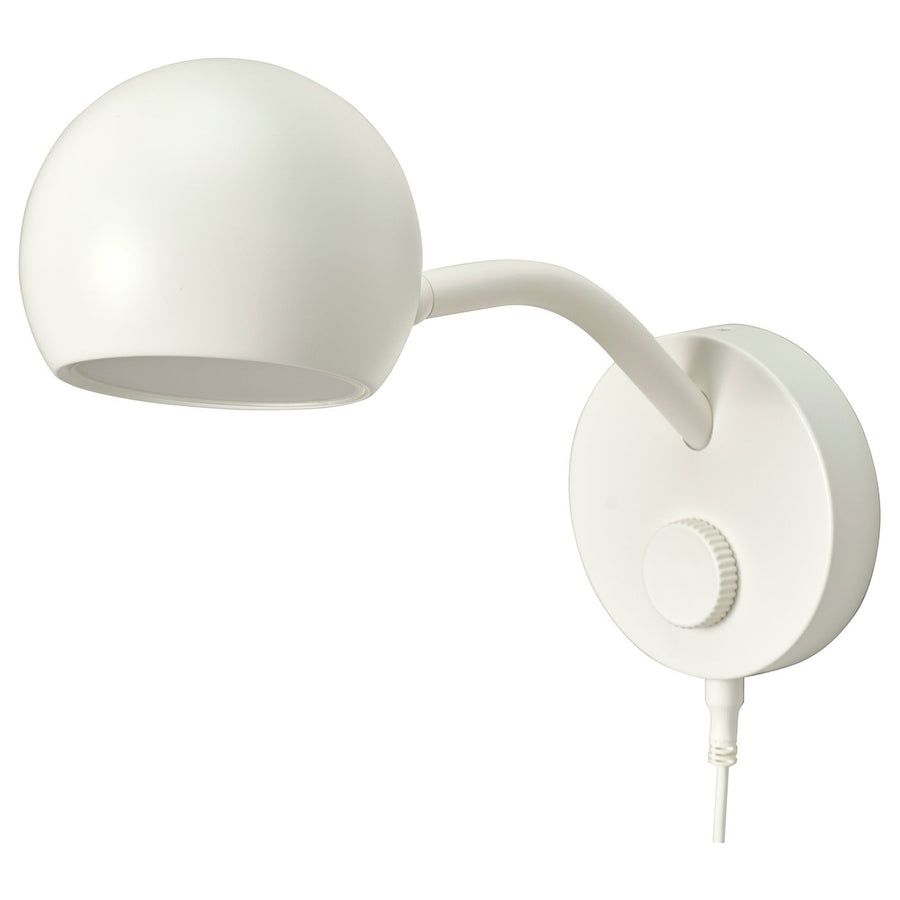 KORVSNÖRE LED wall lamp, dimmable/white, 12.0x20.7x29.3 cm