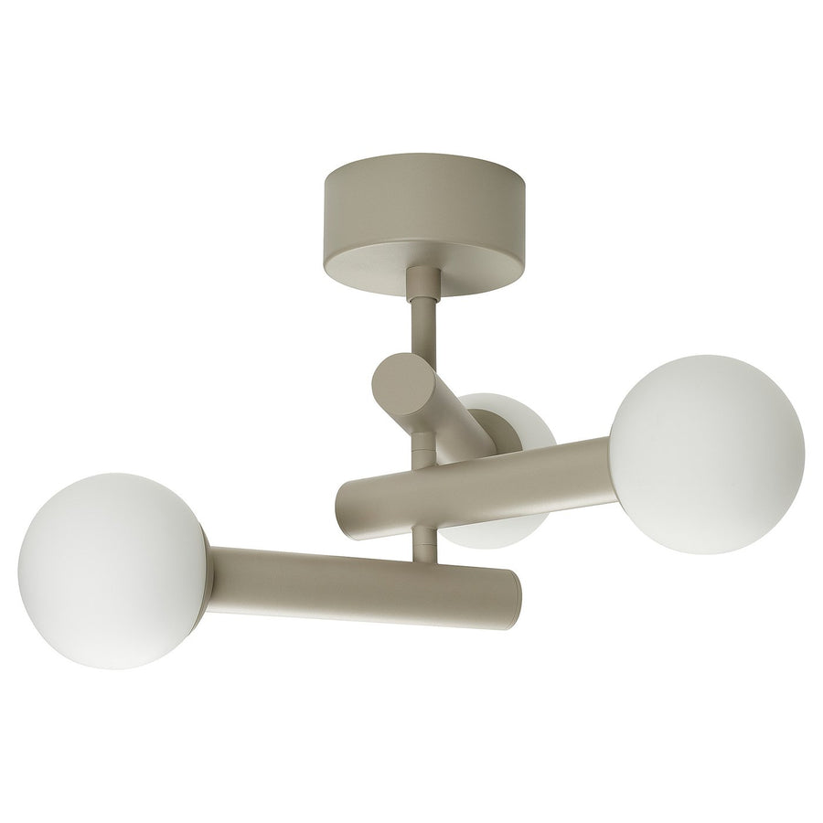 KRANBALK ceiling lamp, beige, 13 cm