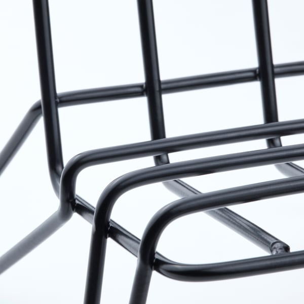 KRUBBET holder for mobile phone, black, 10x10x12 cm