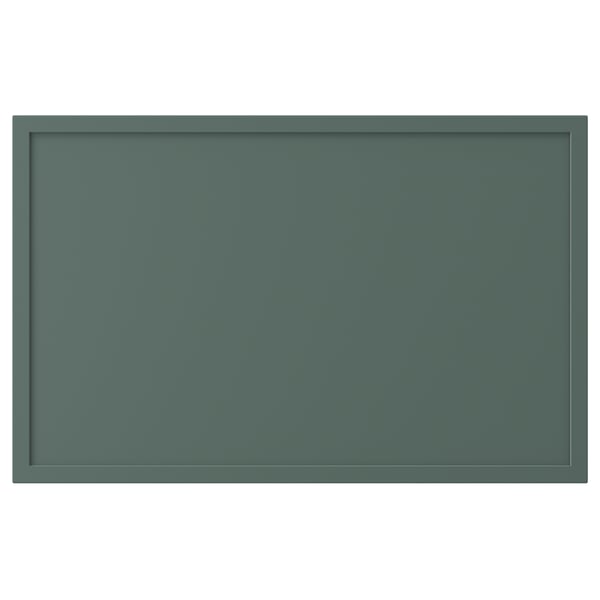 KRUKMAKARE door/drawer front, dark grey-green, 60x38 cm