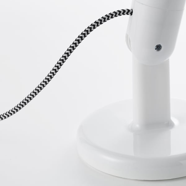 KRUX LED work lamp, Max.: 3.4 WLuminous flux: 200 lmHeight: 38 cmBase diameter: 13 cmLampshade diameter: 7 cmElectric cable length: 1.8 m