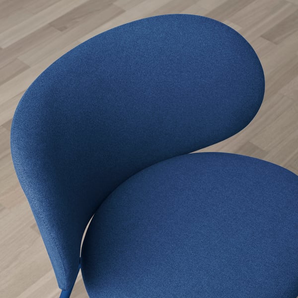 KRYLBO chair, Tonerud blue, 55x75x51 cm