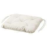 KUDDARNA chair cushion, outdoor, light grey-beige, 36x32 cm