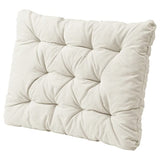 KUDDARNA back cushion, outdoor, light grey-beige, 62x44 cm