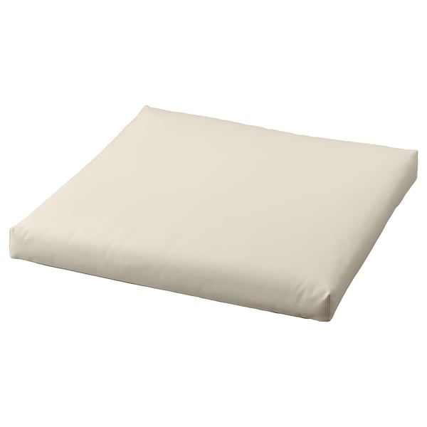 KUDDARNA seat cushion, outdoor, light grey-beige, 62x62 cm