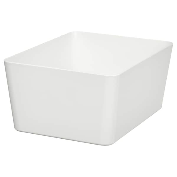 KUGGIS box, white, 13x18x8 cm