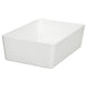 KUGGIS box, white, 18x26x8 cm