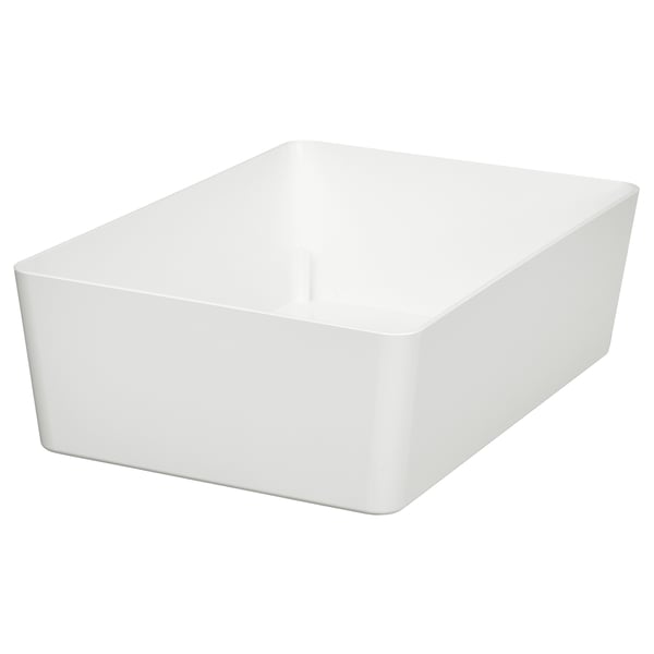 KUGGIS box, white, 18x26x8 cm