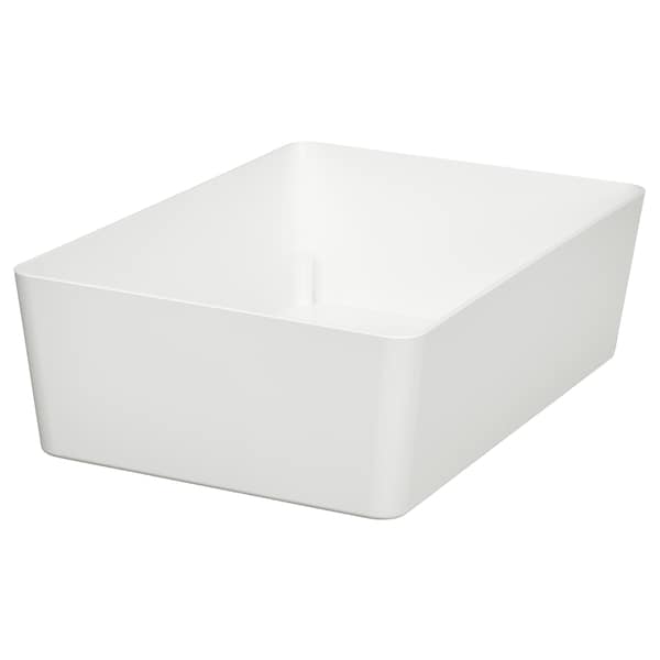 KUGGIS box, white, 18x26x8 cm