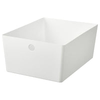 KUGGIS box, white, 26x35x15 cm