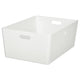 KUGGIS box, white, 37x54x21 cm