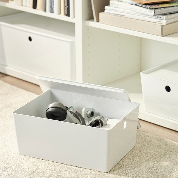 Ikea KUGGIS - Box, white, 26x35x15 cm