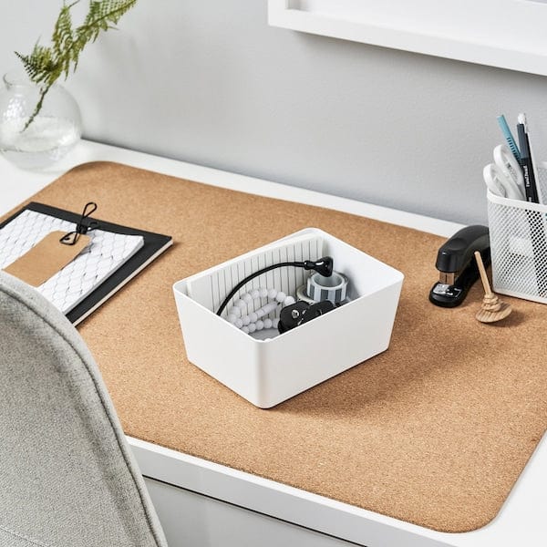 Ikea KUGGIS - Box, white, 13x18x8 cm