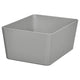 KUGGIS box, light grey, 13x18x8 cm