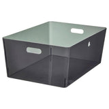 KUGGIS box, transparent black, 37x54x21 cm