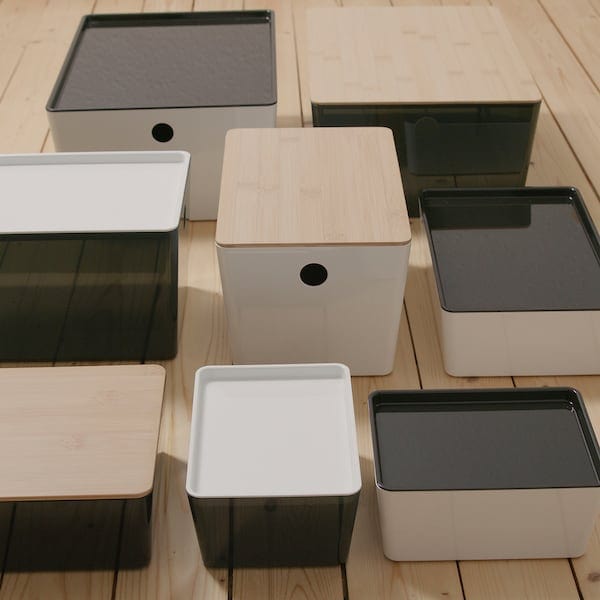 Ikea KUGGIS - Lid, bamboo, 18x26 cm