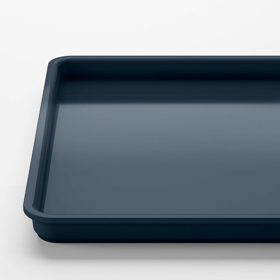 KUGGIS lid, black-blue, 26x18 cm