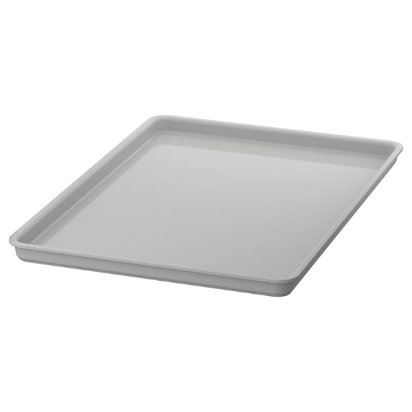 KUGGIS lid, light grey, 18x26 cm