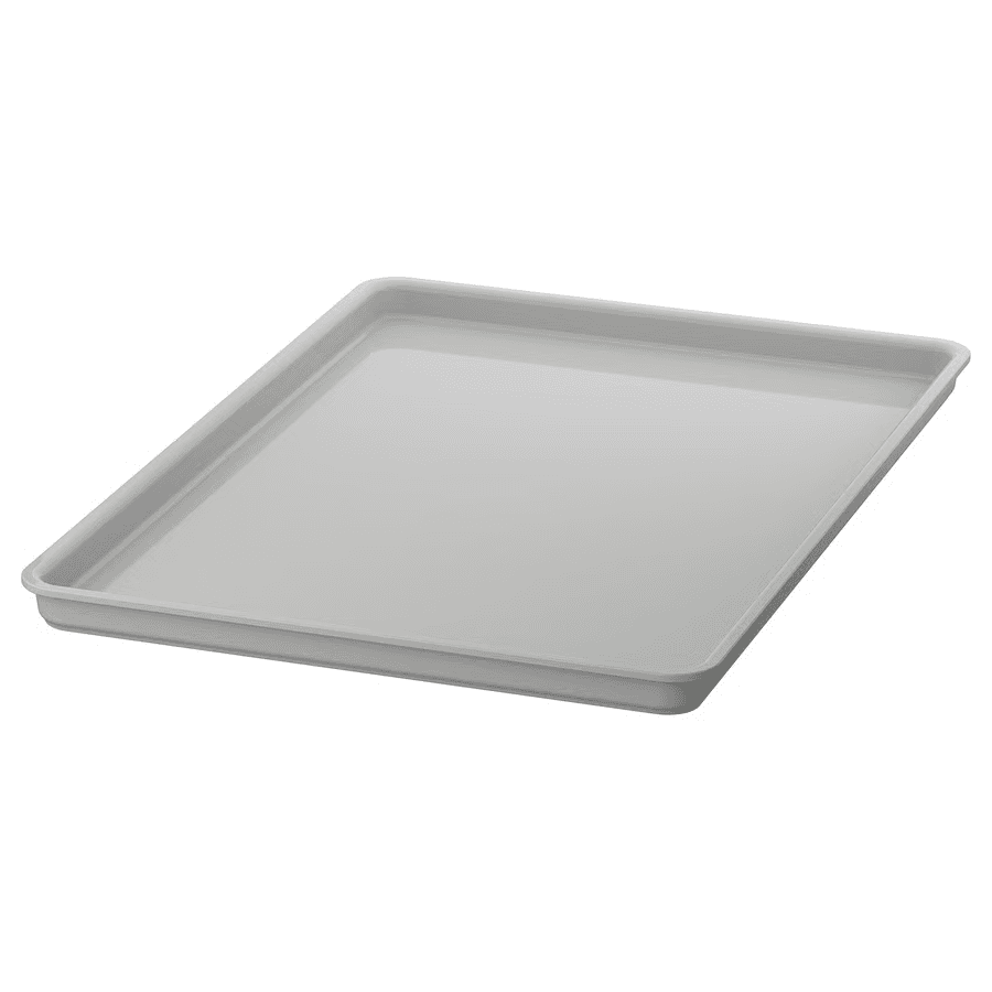 KUGGIS lid, light grey, 18x26 cm