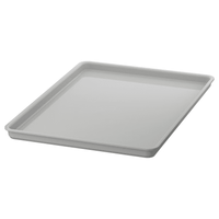 KUGGIS lid, light grey, 18x26 cm
