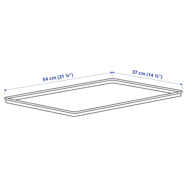 Ikea KUGGIS - Lid, black, 37x54 cm