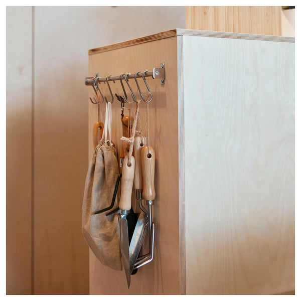 KUNGSFORS rail, stainless steel, 56 cm