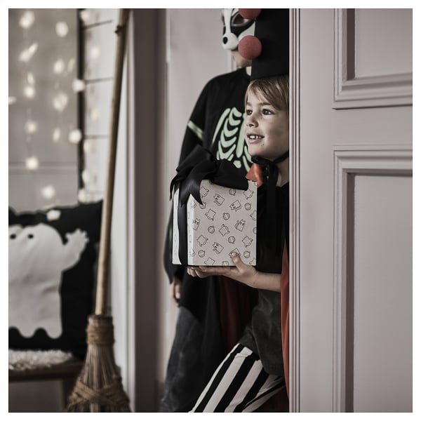 KUSTFYR decoration, cat dark grey, 12 cm