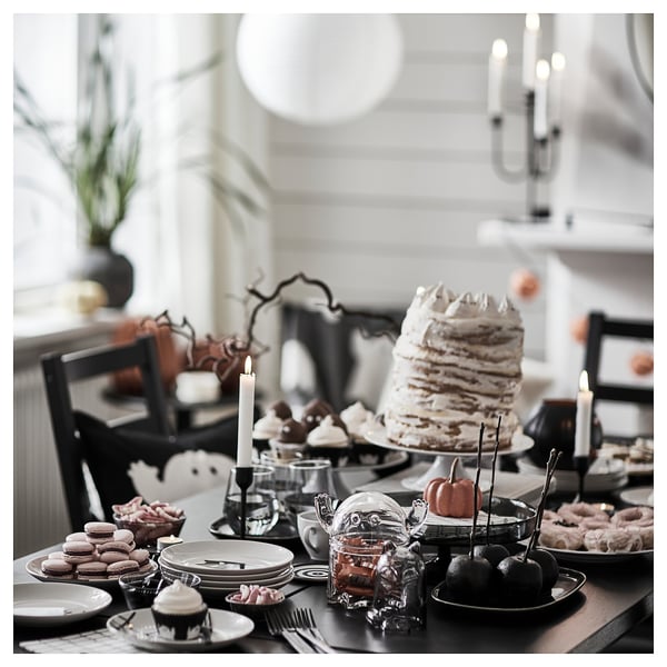 KUSTFYR side plate, mixed patterns, 20 cm