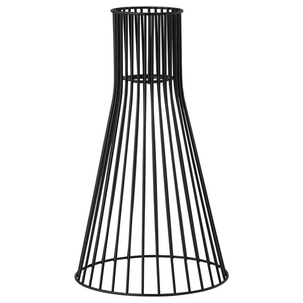 KVADRATUR pendant lamp shade, black, 18 cm
