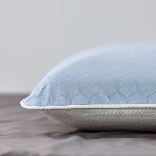 KVARNVEN ergonomic pillow, stomach sleeper, Length: 39 cmWidth: 69 cmHeight: 10 cm